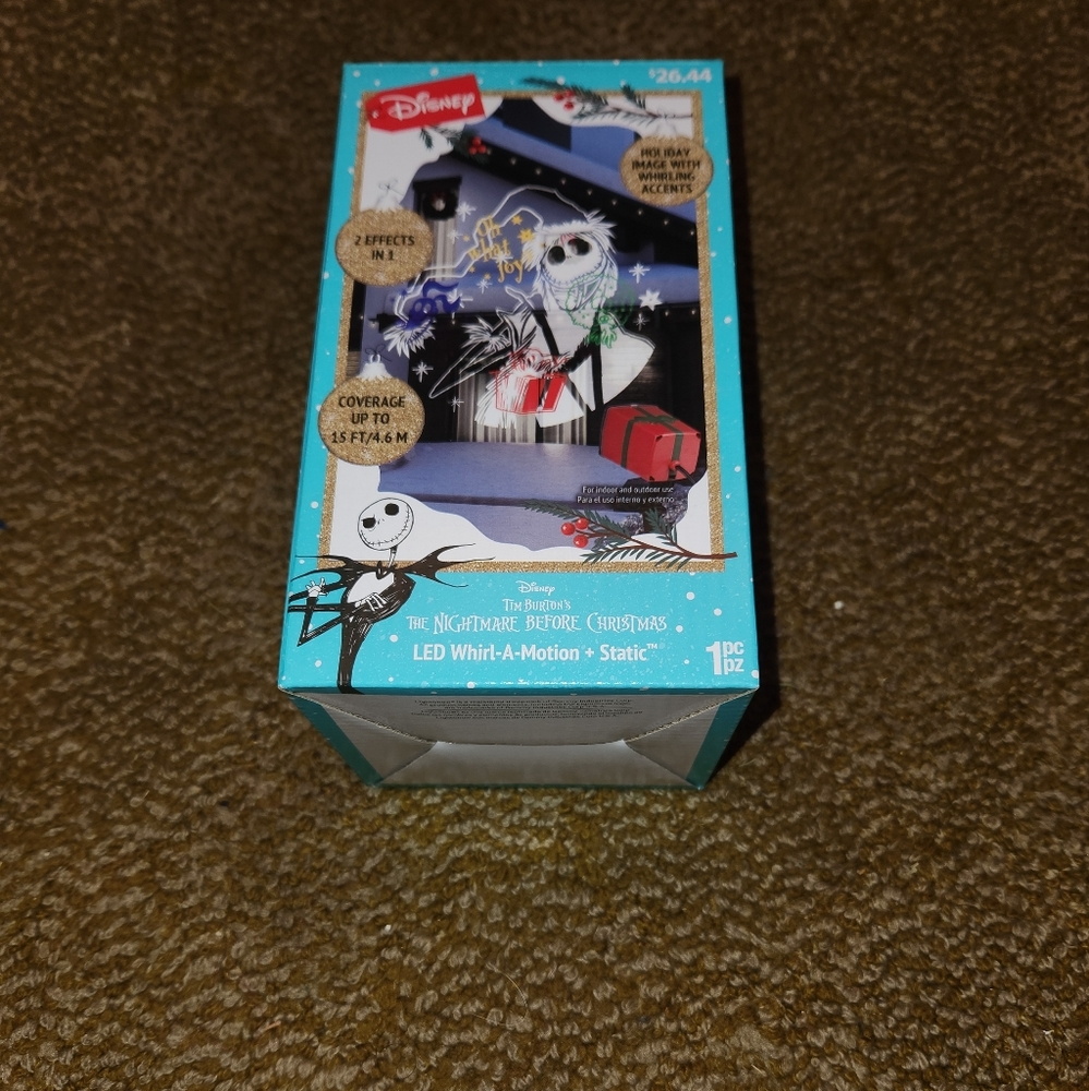 Disney Nightmare Before Christmas LED Whirl-A-Motion Static Jack
